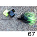 67 - Black/Chartreuse Tips 